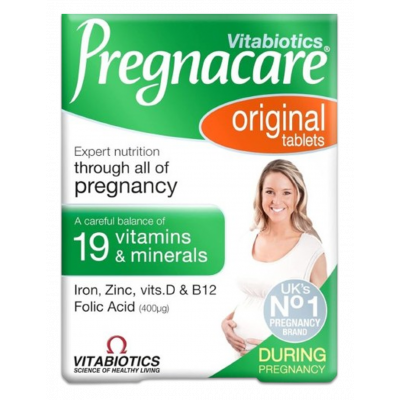 PREGNACARE ORIGINAL EXPERT NUTRITION THROUGH ALL OF PREGNANCY — DIETARY SUPPLEMENT 30 TABLETS